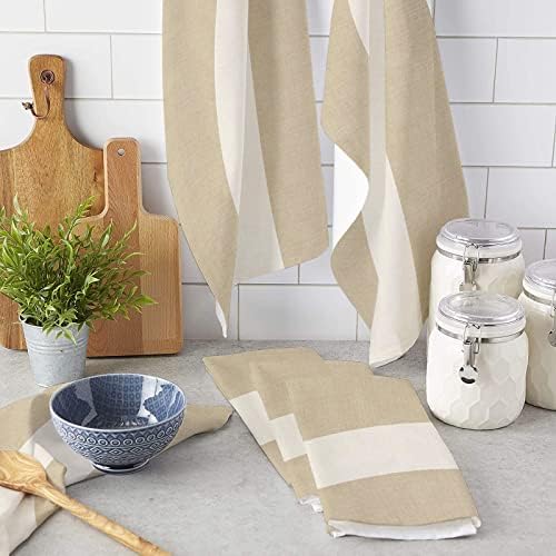 Rocking Giraffee MicrofiberKitchen Towels Set - 4 x 16x24 inch Retro Dish Towels
