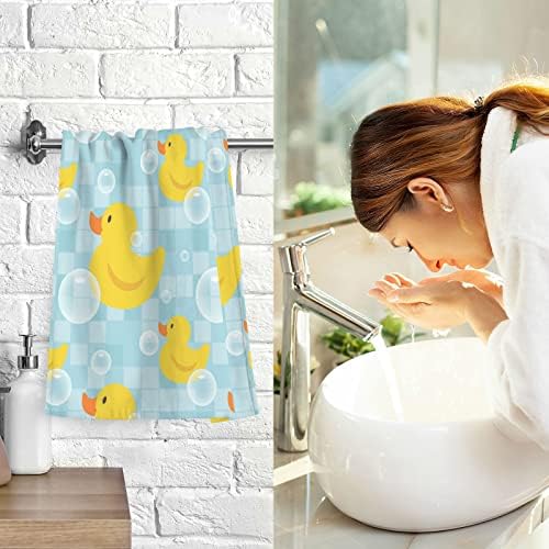 Pfrewn Yellow Ducks Bath Towel Set - 16x30