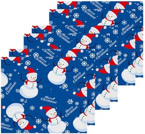 Christmas Snowman Face Towels Set - 2 Pack