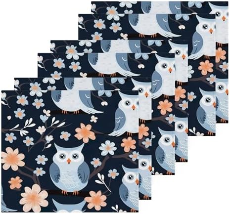 Yetasbin Owl Washcloths