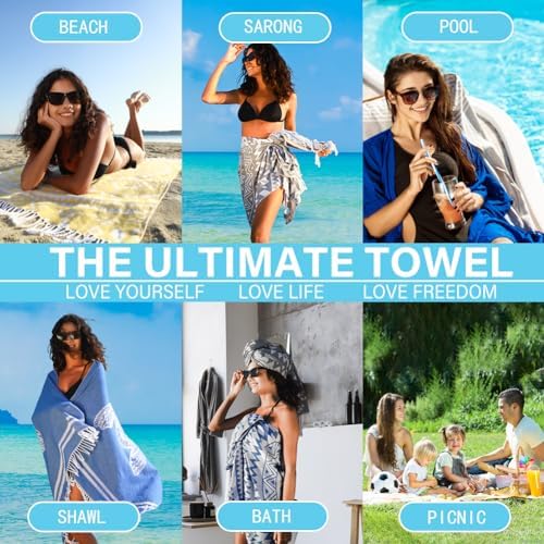Quick Dry Beach Towels for Adults