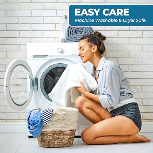 6-Piece Ultra-Soft Cotton Towel Set - Charcoal