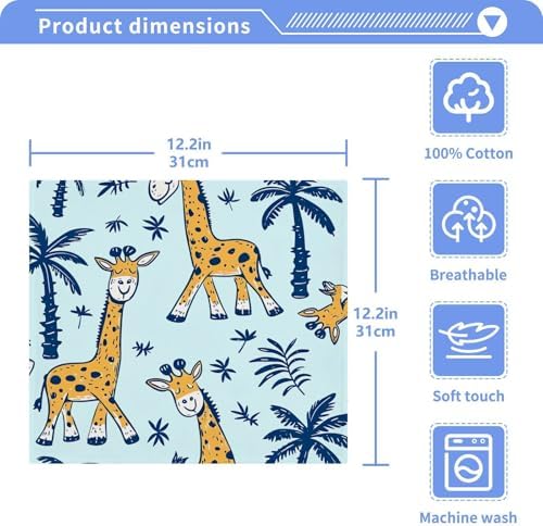 Yetasbin Giraffe Washcloth 2 Pack