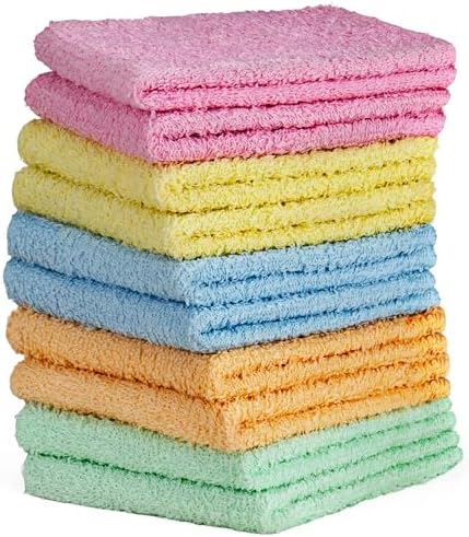10-Piece Luxurious Cotton Wash Cloth Set for All Your Needs