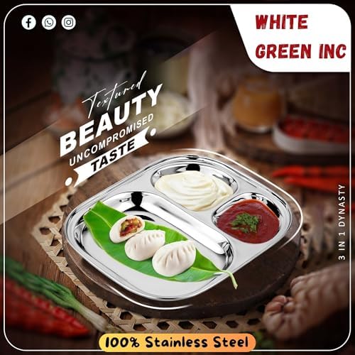 Stainless Steel Dinner Plates for Kids