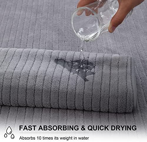 Mistyrose Oversized Microfiber Bath Towels