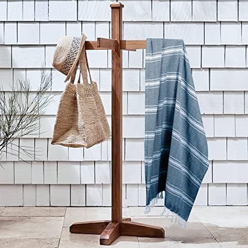 Nautical Stripe Cotton Beach Towels 4-Piece Set