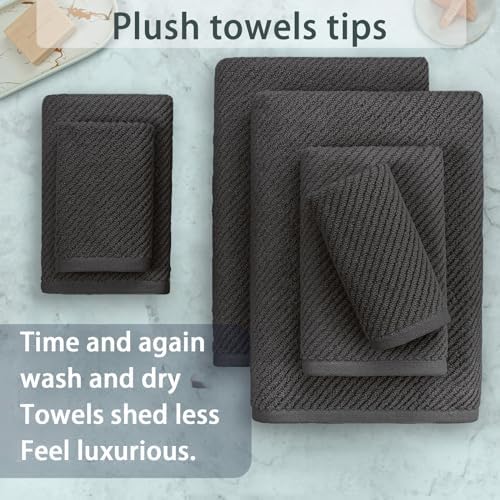 Eco-Friendly Bath Towels Set Soft Quick-Dry forYour Wash Days