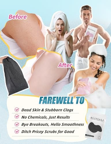 The BLISSAL Exfoliating Towel - Crisp Fresh and Exfoliating