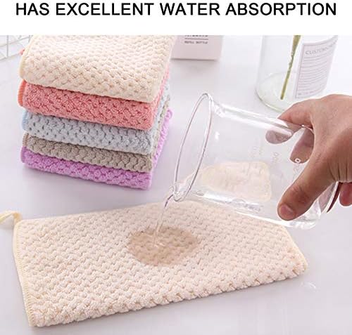 Hipruict Small Towels with Hanging Loop for Kitchen Bathroom