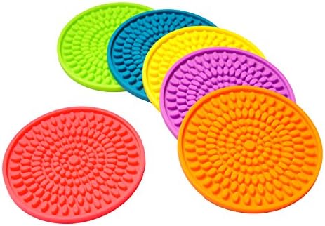 Rainbow Coasters Set for Spills Bites Set of 6