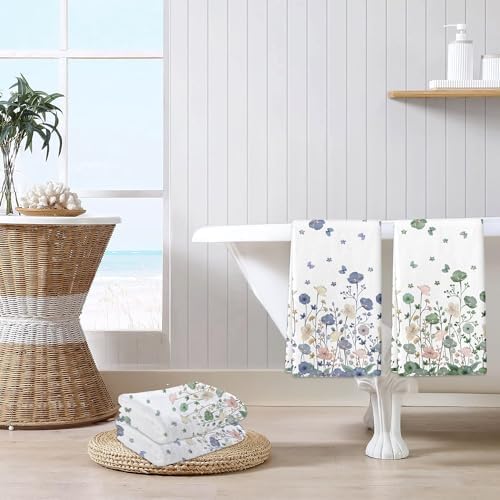 Wildflower Hand Towels Set of 2