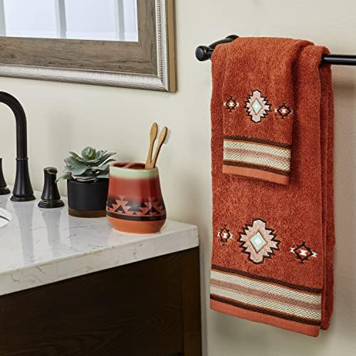 15x26 Rust Southwest Sunset Hand Towel 100 Cotton 027 lbs