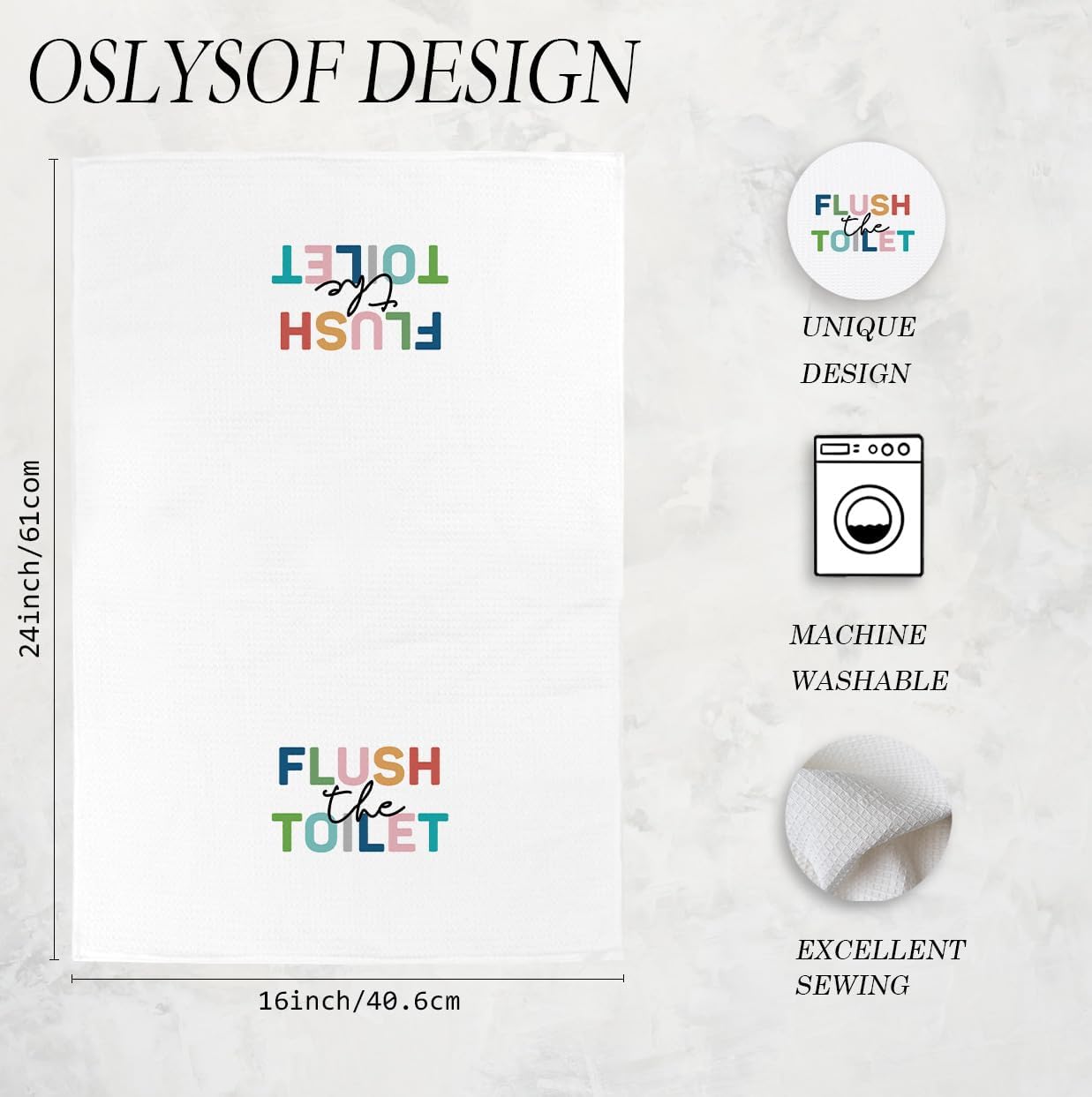 Colorful Hand Towels Set for Kids