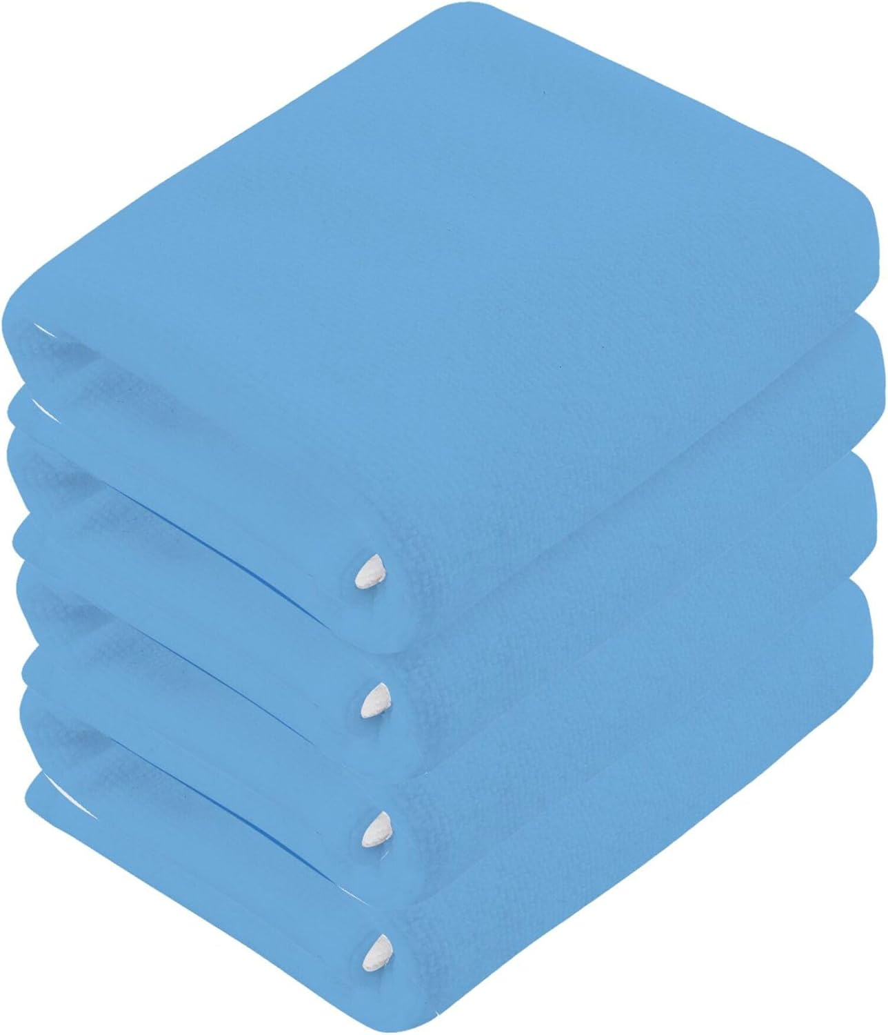 High-Quality Blue Cotton Washcloths for Daily Use