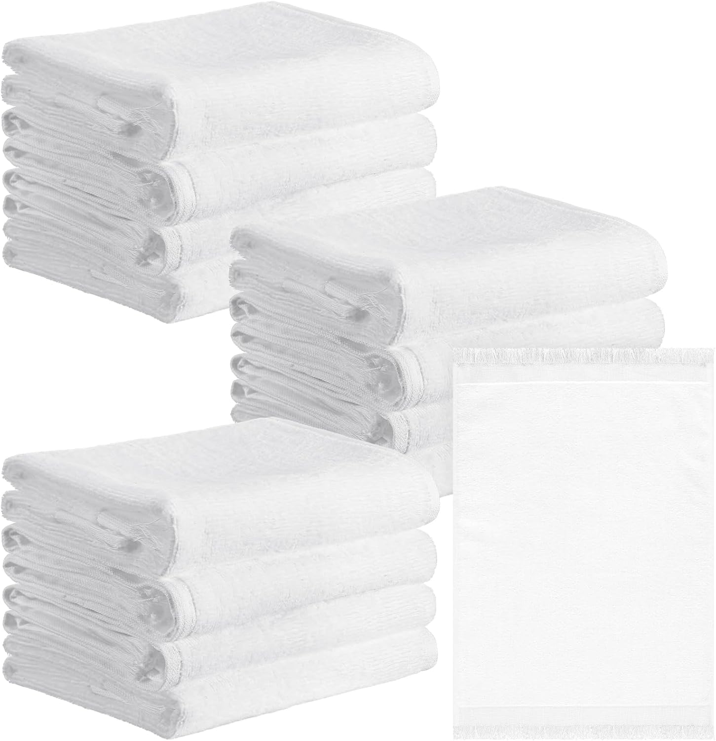 SmoothNovelty 24 Pcs Fingertip Towels
