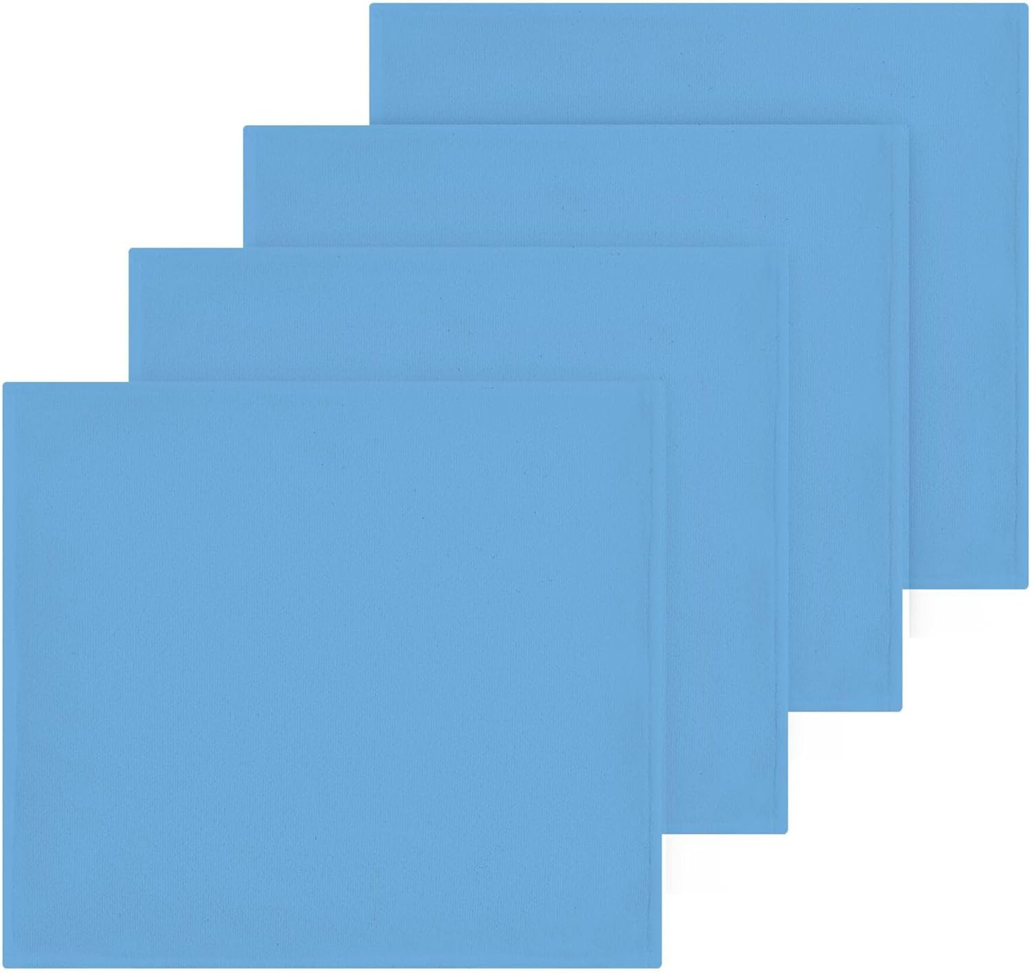High-Quality Blue Cotton Washcloths for Daily Use