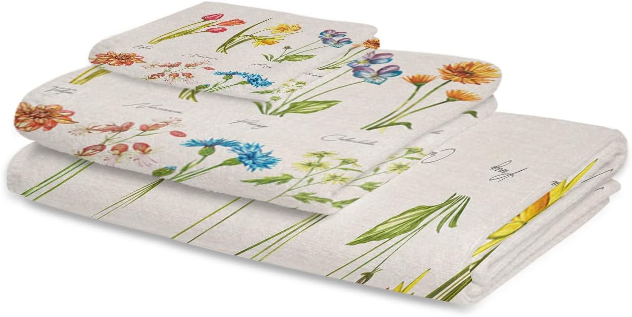3-Piece Luxury Bath Towels Set