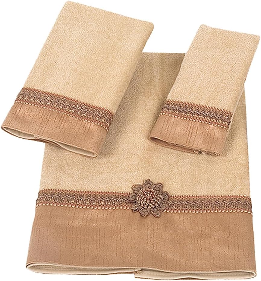 Avanti Linens - Fingertip Towel Soft Absorbent 100 Cotton Towel for Bath