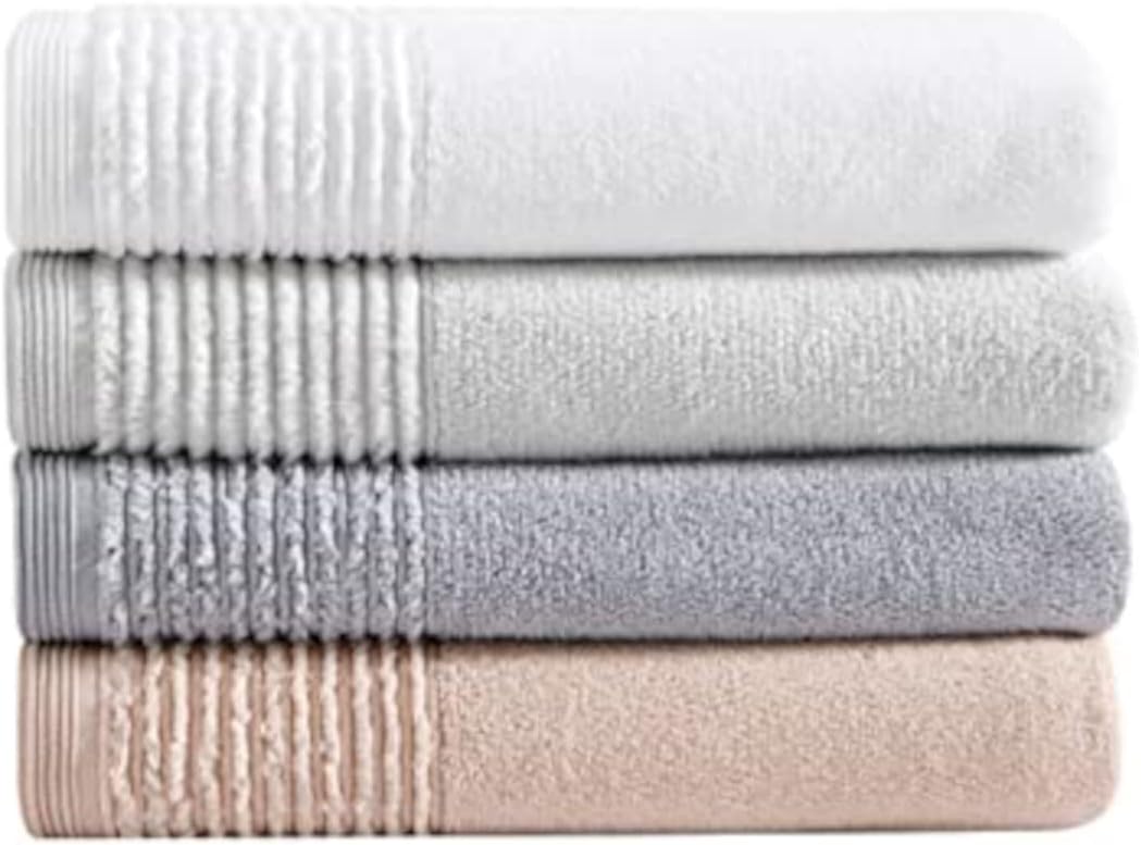Vera Wang Bath Towels 6-Piece Set Highly Absorbent Super Soft