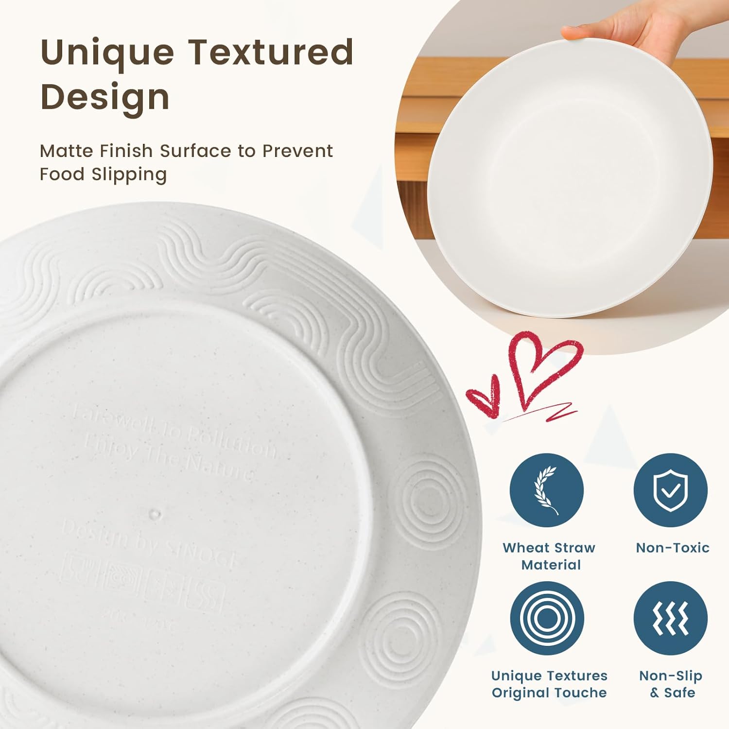 Durable and Elegant 40-Piece Dinnerware Set for 8
