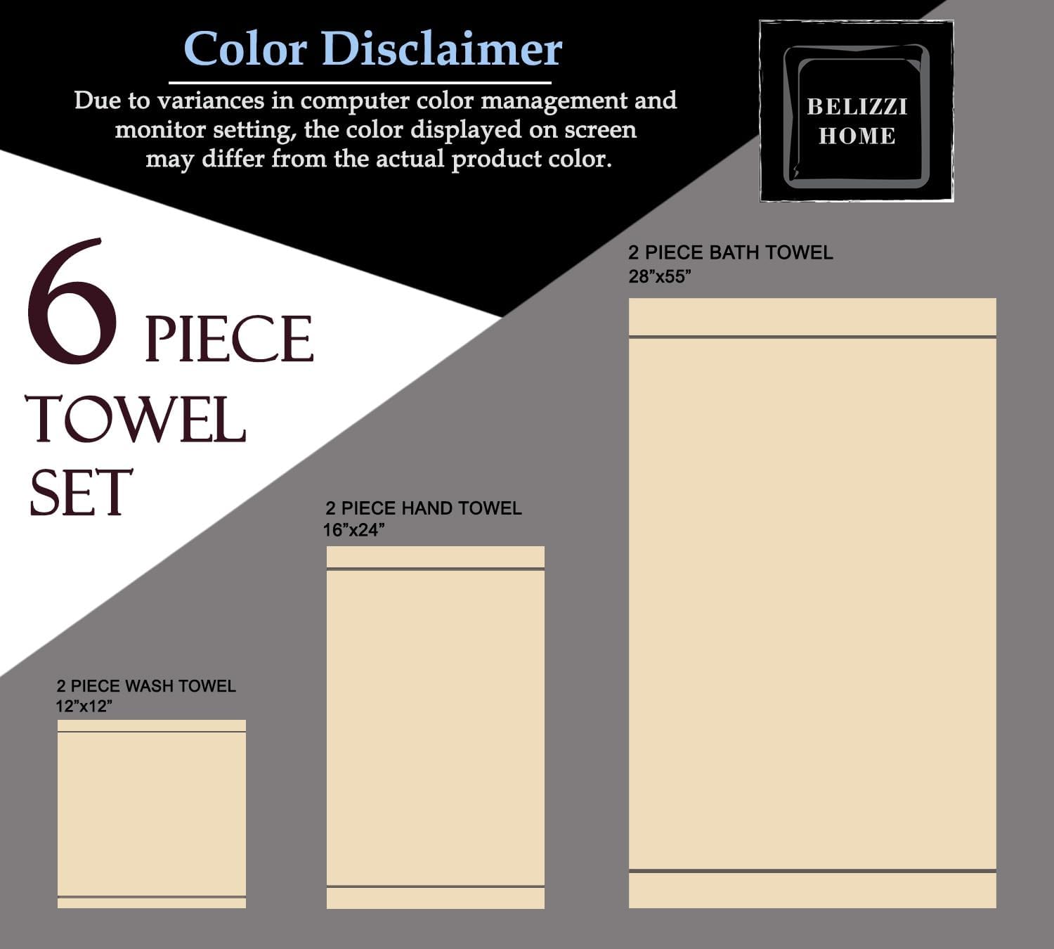Perfect Multi-Functional Towels Set Ultra Soft Cotton for Daily Use
