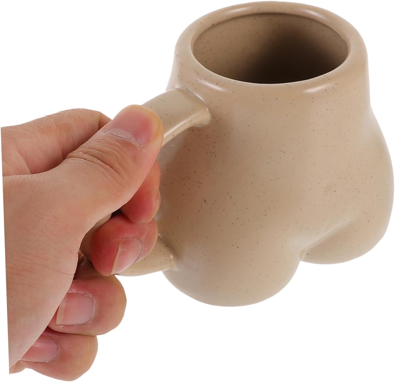 KICHOUSE Butt-Shaped Coffee Mug Novelty Cup for Coffee Tea