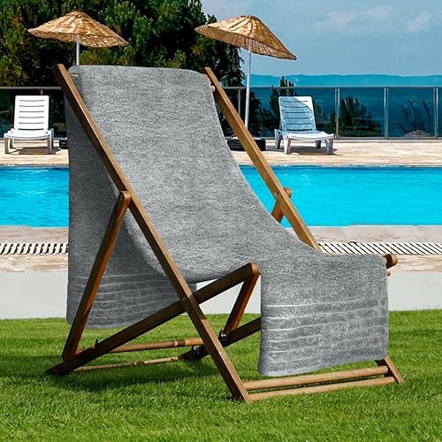 Extra Large 100 Cotton Quicker Dry Soft Absorbent bath towel Cool Grey