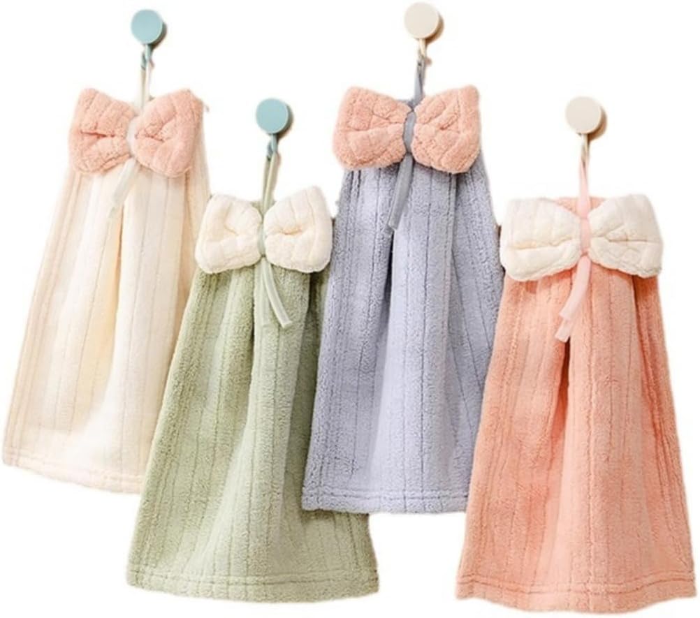 POMN Kids Hand Towels Cute Bow Tie Perfect for BATH Beyond