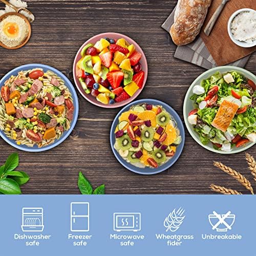 Numkey Quart Set of 4 Small Eco-Friendly BPA-Free Stackable Kitchen Bowls