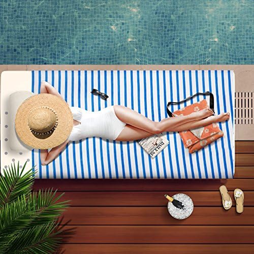 JML Microfiber Beach Towels Cabana Stripe - 27x55 - 6-Pack