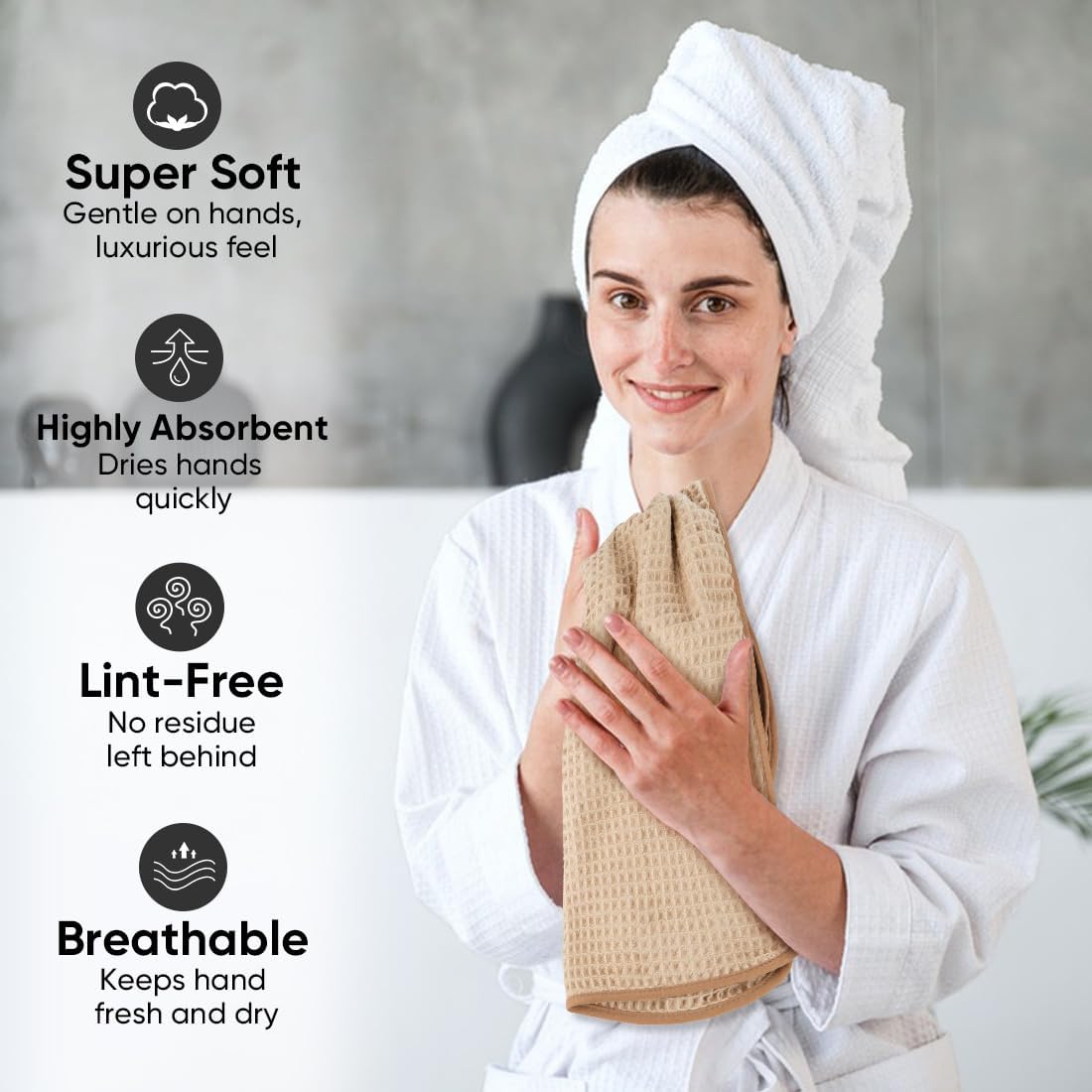 Perfectly Soft Long-Lasting Hand Towels for Daily Use