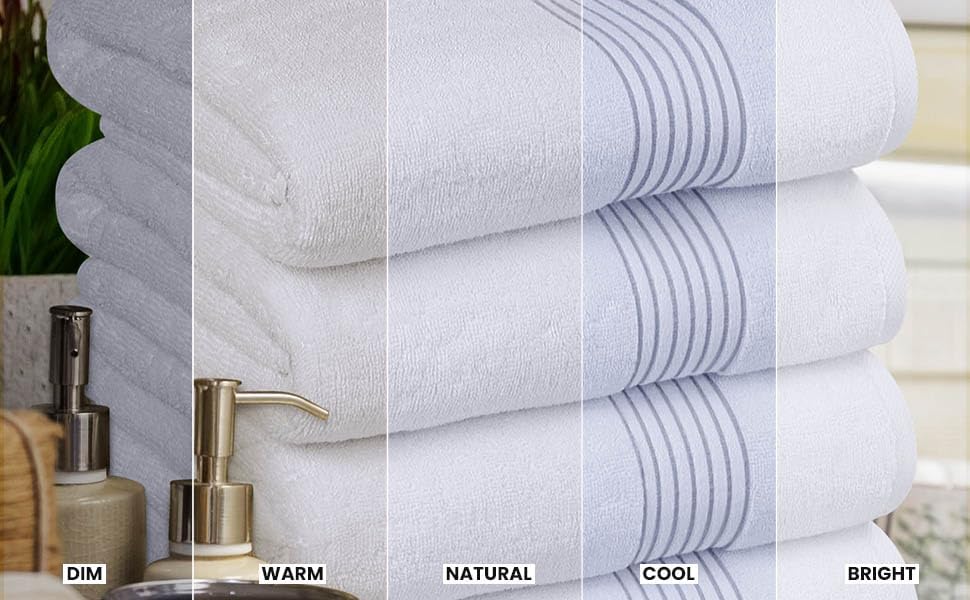 Utopia Premium 4-Pack Bath Towels