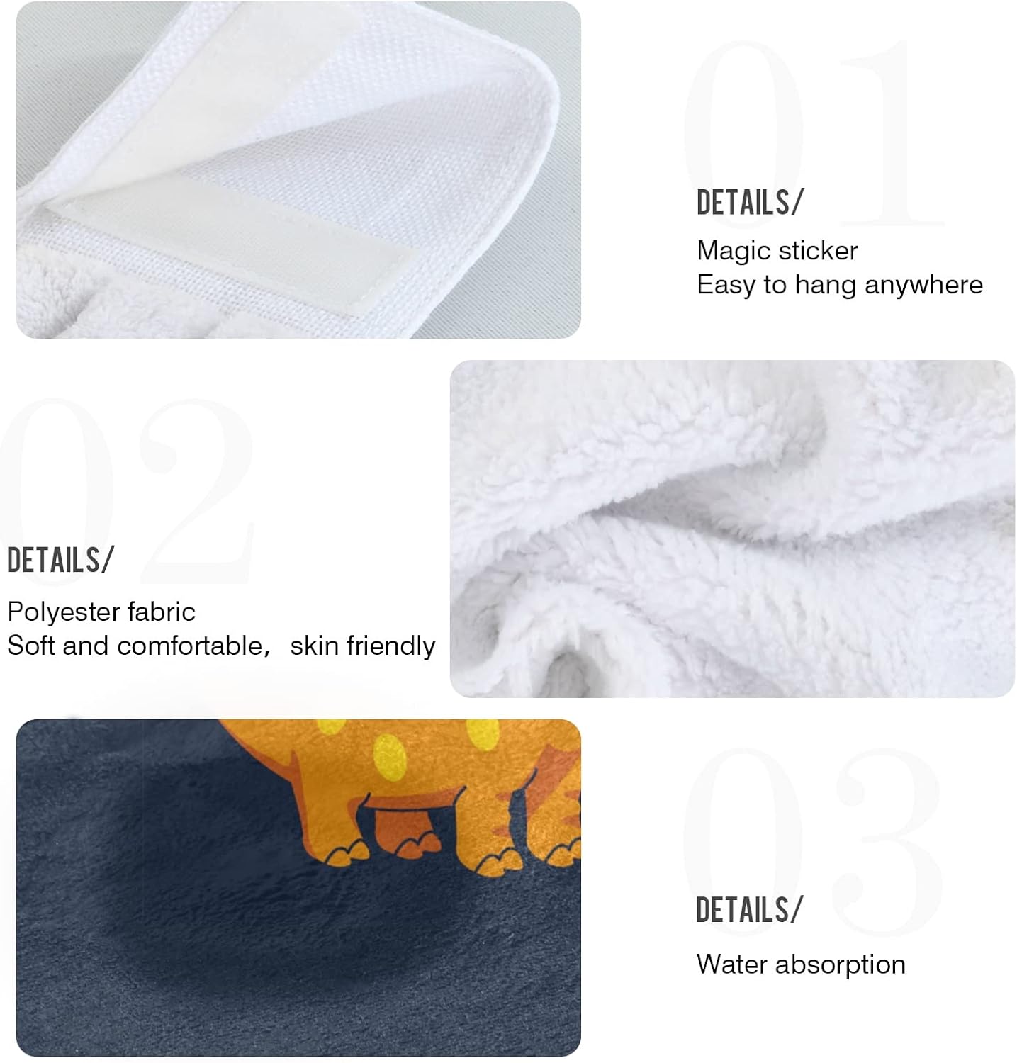 Dino Towels 2-Pack