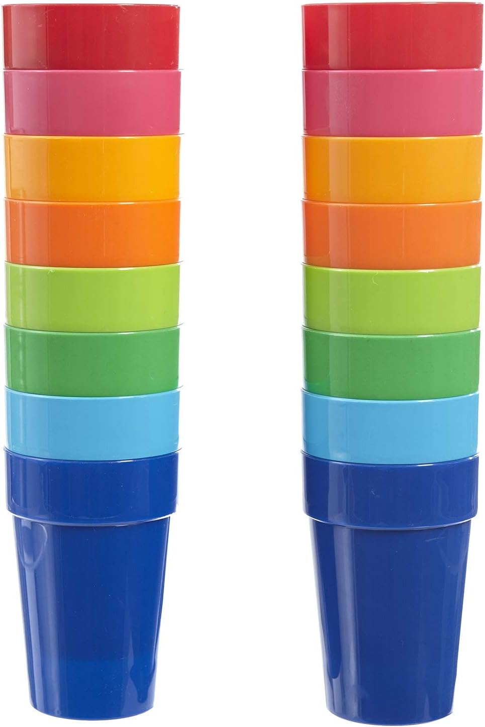 US Acrylic Spectrum Tumblers Set of 16