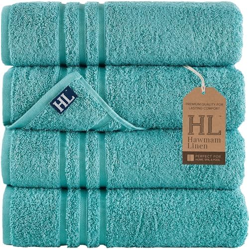 Luxury 4-Piece Soft Cotton Bath Towels