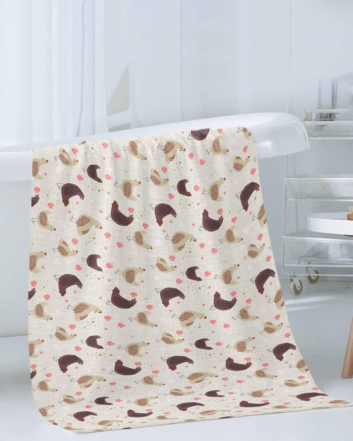Chees D Zone Luxury Rustic Pink Farmhouse Towels Set