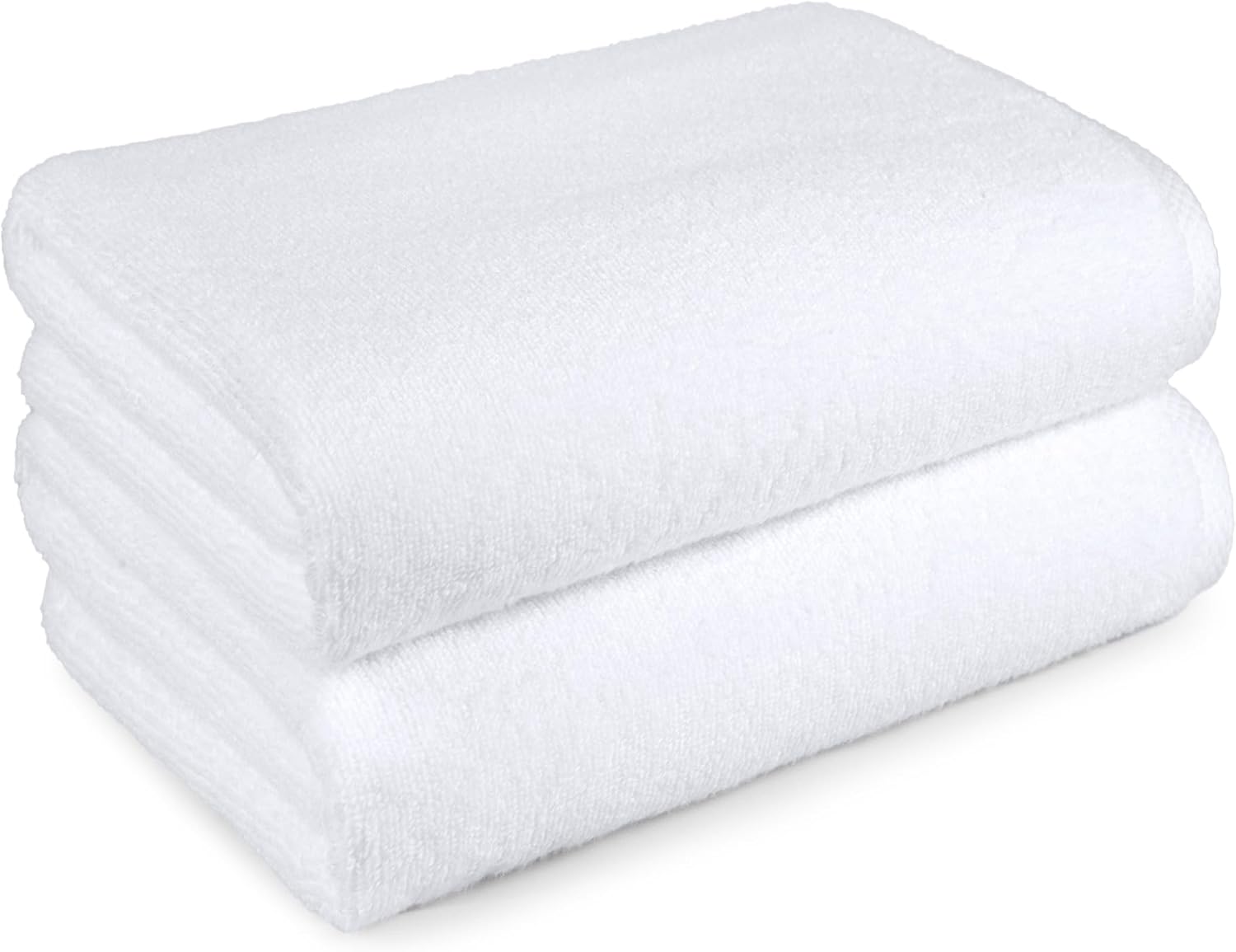Amazon Basics 2-Piece Quick-Dry Oversize Cotton Bath Towels
