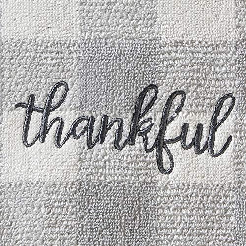 SKL Home Hand Towel Set 2-Pack Gray