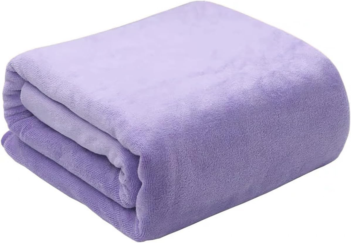 MYLSMPLE Luxury Microfiber Bath Towel - Violet 36x72 Inch