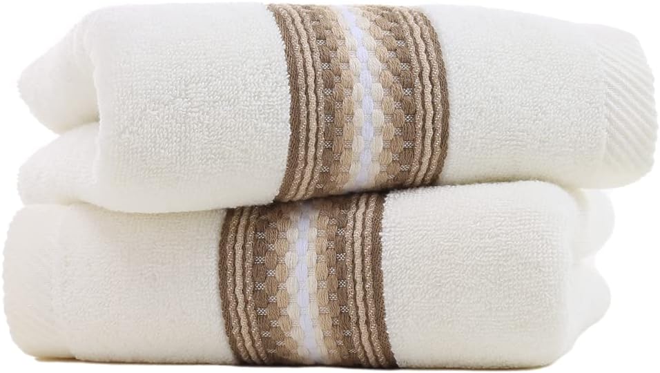 Beige Hand Towels Set of 2