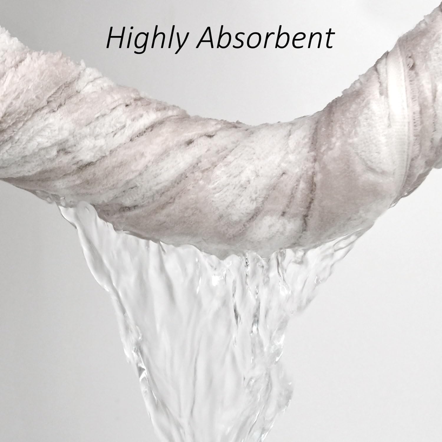 Two-Piece Soft Bath Towels for Overflow Relaxation