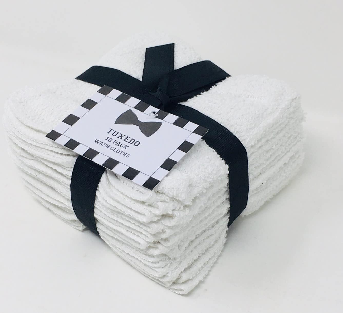 Get a deal on 10 Tuxedo Wash Cloths