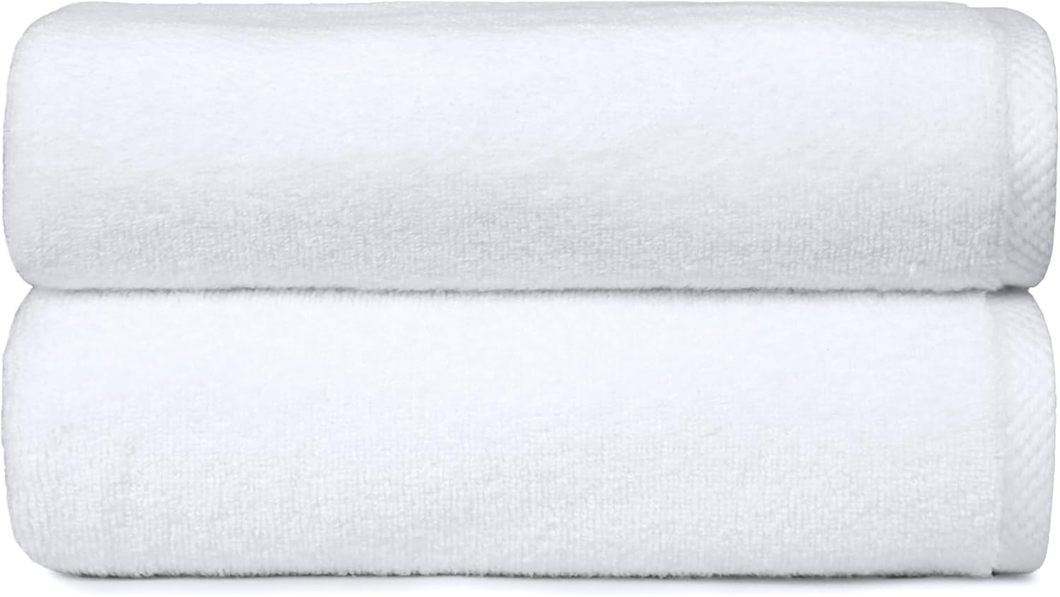 Amazon Basics 2-Piece Quick-Dry Oversize Cotton Bath Towels