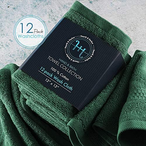 Hearth Harbor 12-Piece Washcloth Set