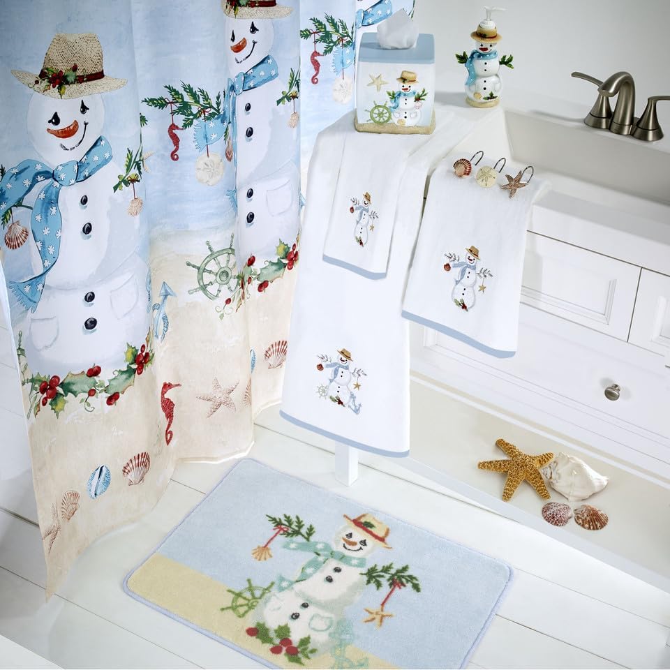 Festive Soft - Avanti Snowman Fingertip Towels