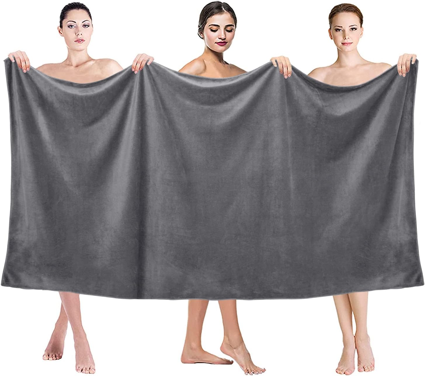 Genuine Microfiber Bath Towels Oversized Fast Dry Soft 2-Piece Set