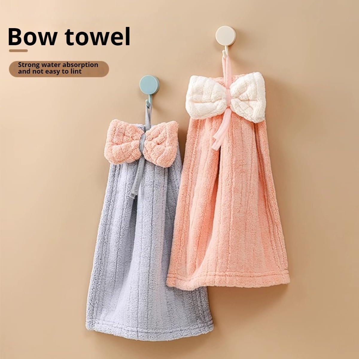 POMN Kids Hand Towels Cute Bow Tie Perfect for BATH Beyond