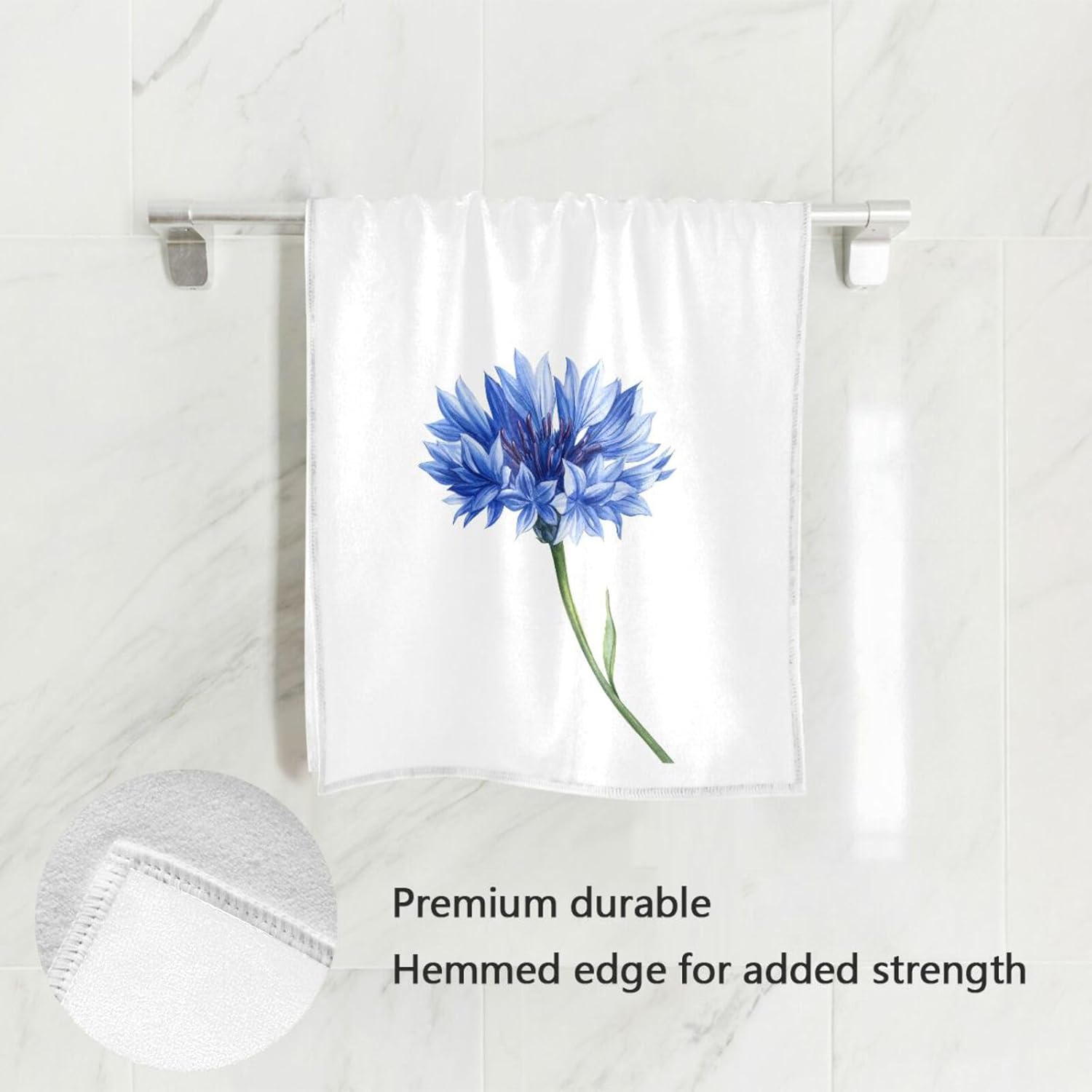 Blue Flickering - Fingertip Towels