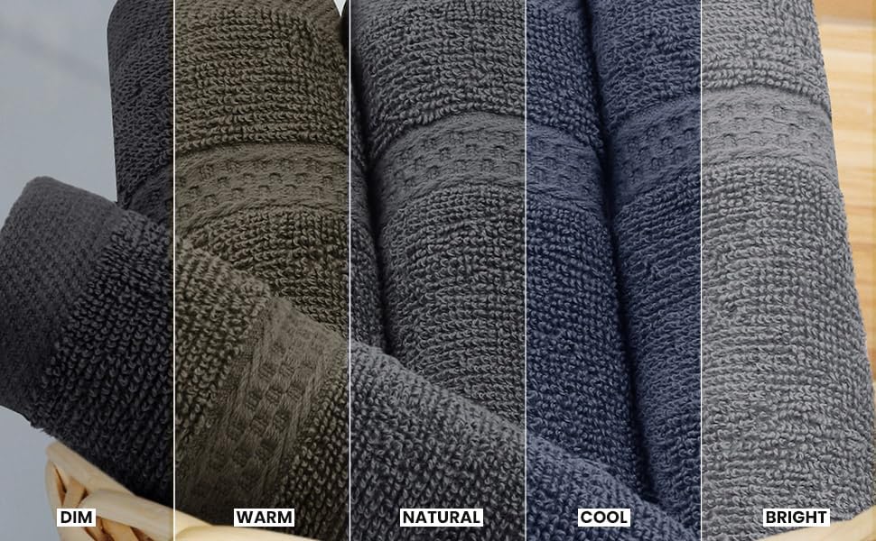 Set of 8 bath hand and wash cloths